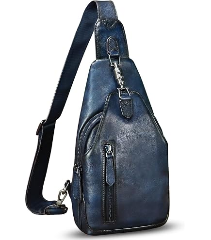The Sak Leather Sling Backpack Convertible Shoulder Bag Travel Daypack The Sak Genuine Leather Convertible Backpack, Crossbody  main image 4