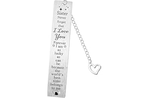 Sister Bookmarks Sister Gifts from Sister Birthday Gifts Christmas Gifts Graduation Gifts Sister Bookmark Keepsakes Present B