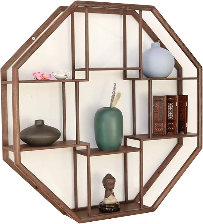 LIANGLIANG Floating Wall Shelves Shelf, Chinese Style on the Wall