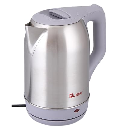 Quba Stainless Steel Body 3411 Cordless 1.8 L on/off Switch with Light Indicator Electric Kettle