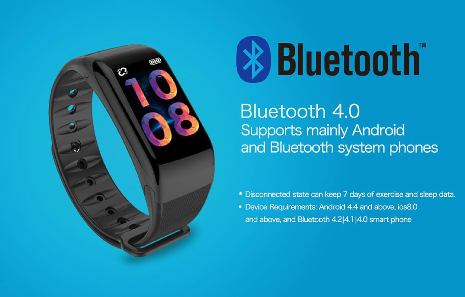 Smart Watches Wearfit Fitness Smart Bracelet with Heart Rate was sold