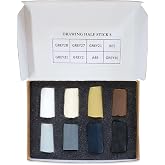 Unison Handmade Pastel Set - Drawing Colors, Set of 8, Half Stick