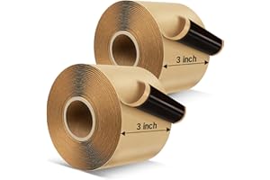 U0U 2PCS Pond Liner Seam Tape,3" x 40' Self Adhesive Double Sided Butyl Pond Seam Tape for EPDM Pond Liners,Waterproof Sealing Tape for EPDM Pond Liner Garden Cover Repair