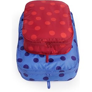 BAGGU Large Packing Cube Set - Polka Dot Mix
