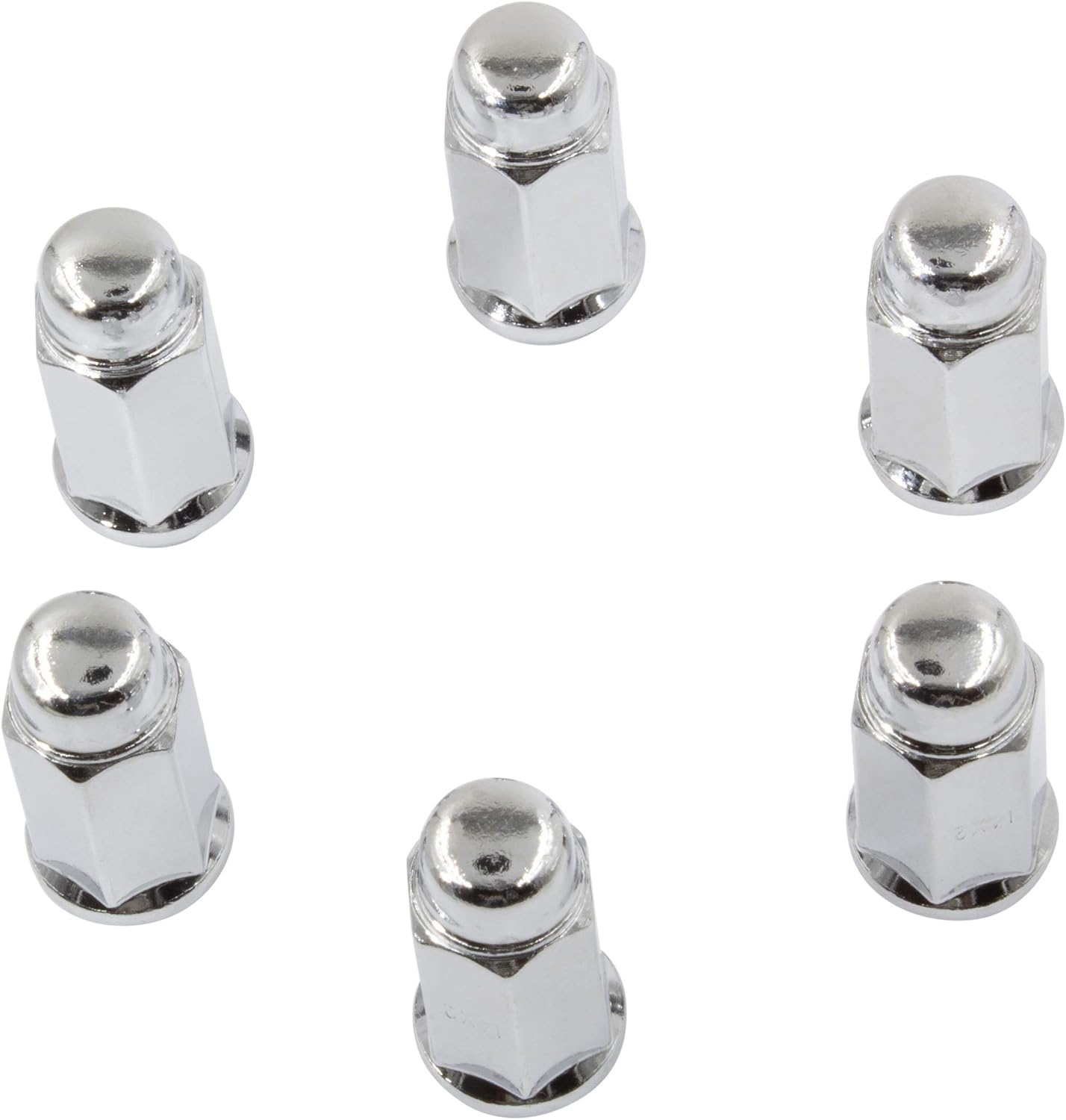 Wheel Accessories Parts Bulge Acorn M14 X 1.50 Thread 1.90" Long for Trucks 19mm(3/4") Hex 14x1.5 (24 M14x1.50, Chrome): Automotive