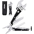 NexTool W4 Adjustable Ratchet Wrench Multitool, 11-IN-1 Foldable EDC Tool with Pliers, Knife, Saw and Screwdriver, Multi Tool for Camping, DIY, and Gifts for Him