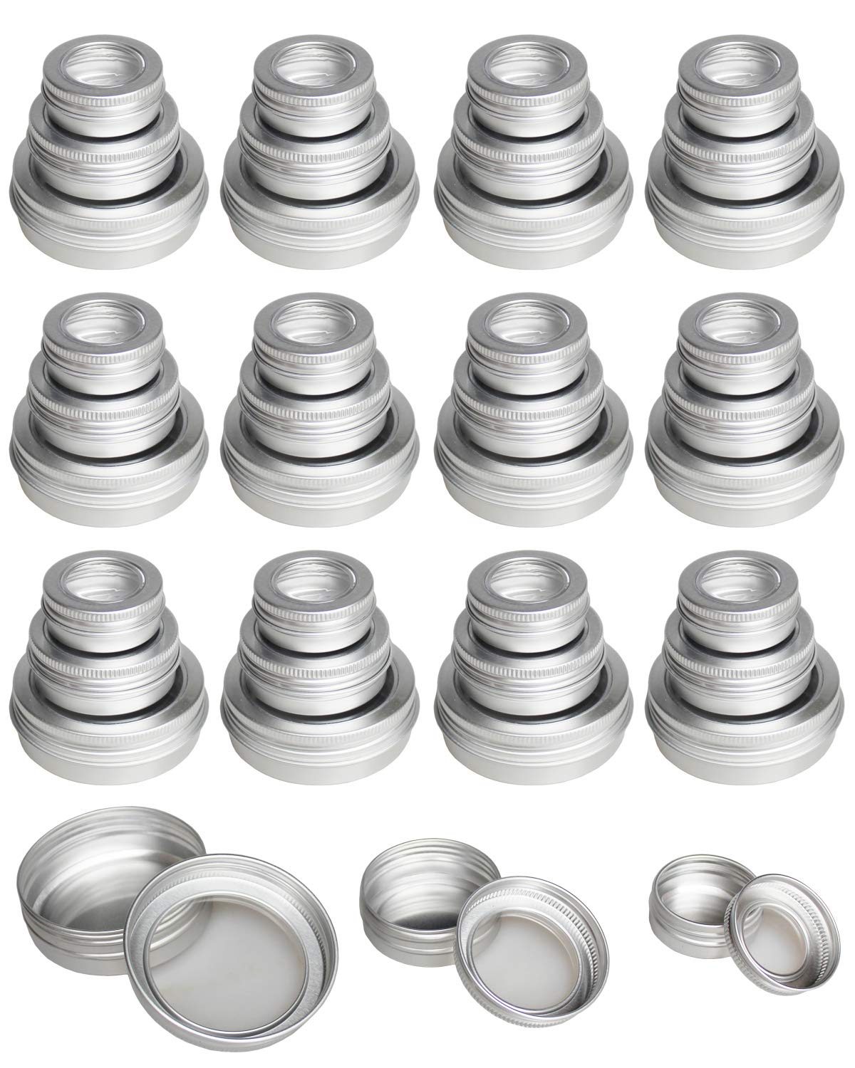 5 Stück Blechdosen Mit Deckel – Rund, Ca. 4,5 X 4,5 Cm, Luftdicht, Für Tee, Gewürze, Schmuck & DIY