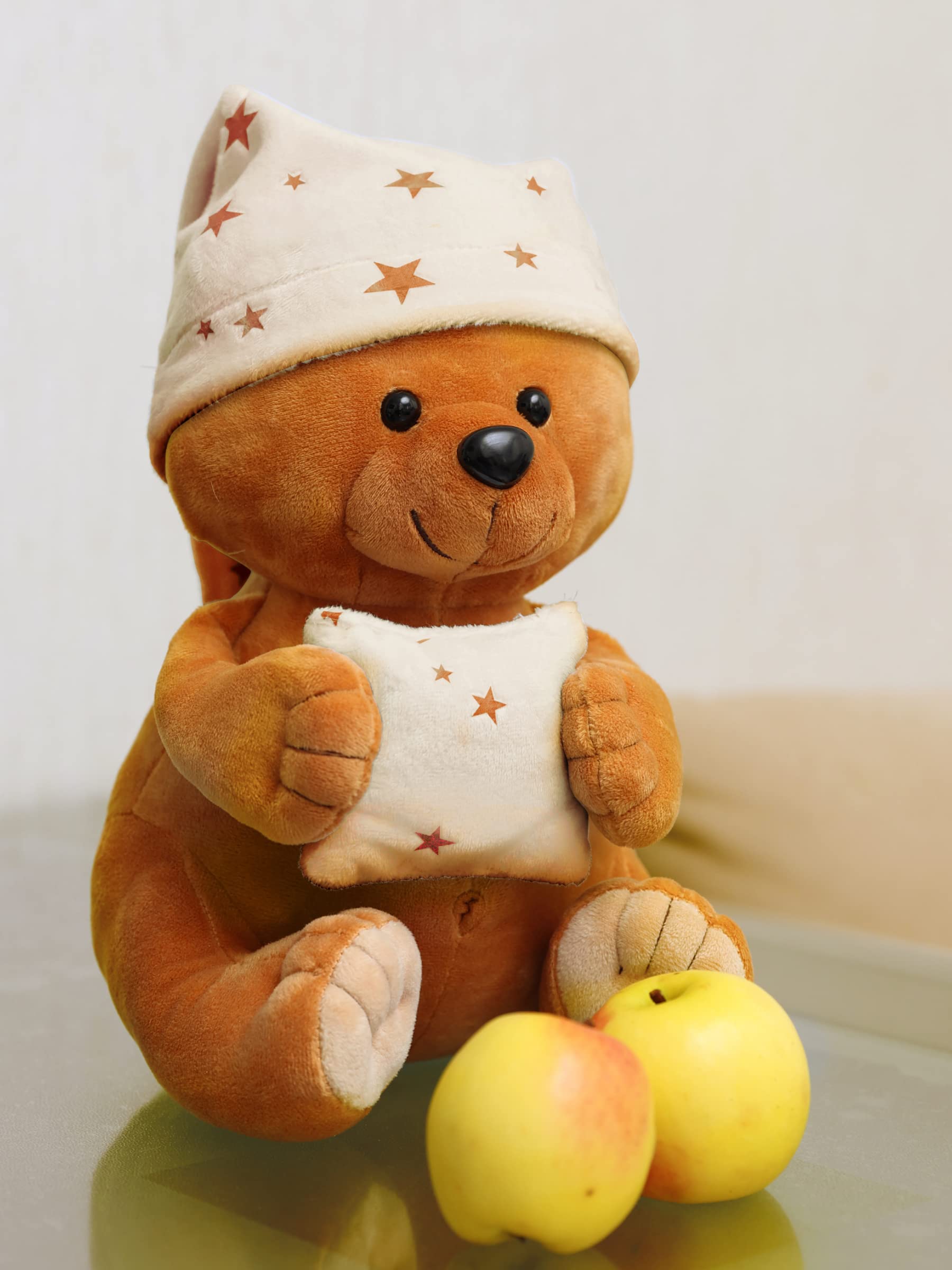 LeCoon Bear interactive and educational plush - magical friend for sleep, play, and early development, filled with stories, songs, and sweet adventures