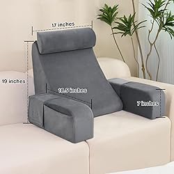 ENITYA Reading Pillow for Sitting in Bed