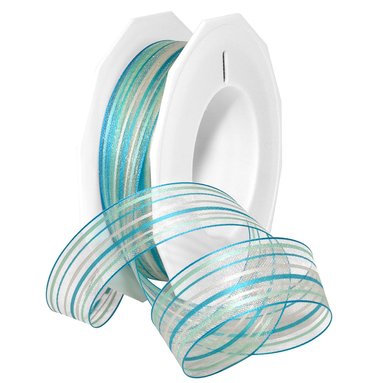 Präsent MALEDIVEN Ribbon, Turquoise, 20 m * 25 mm