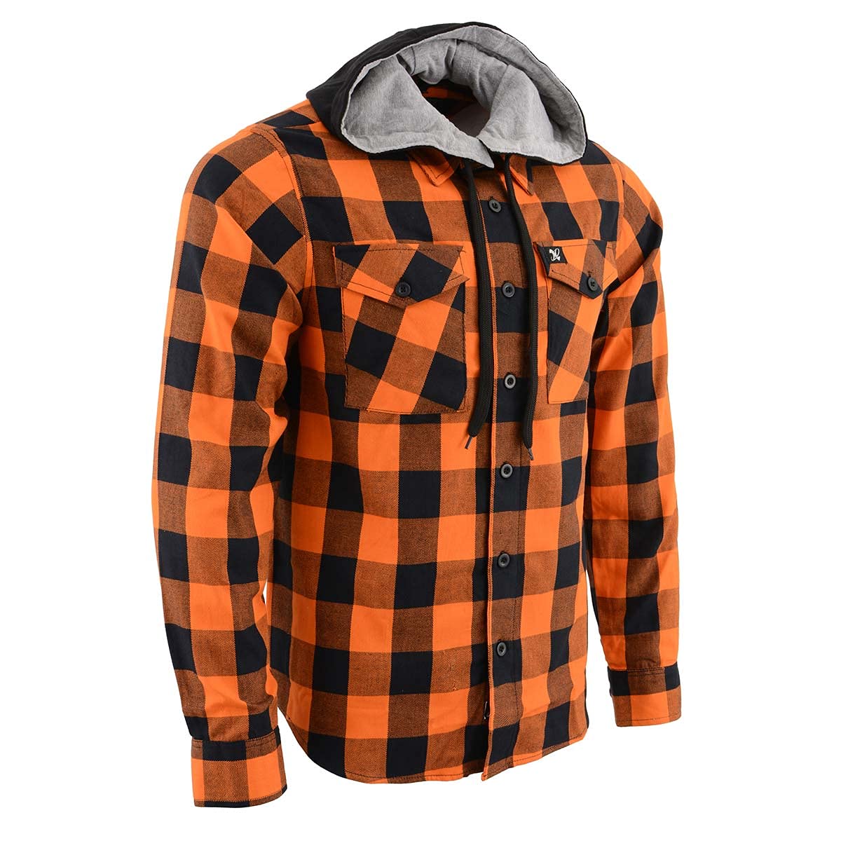 Milwaukee Leather Men’s Casual Cotton Flannel Plaid Long Sleeve Button Down Cotton Shirts Image
