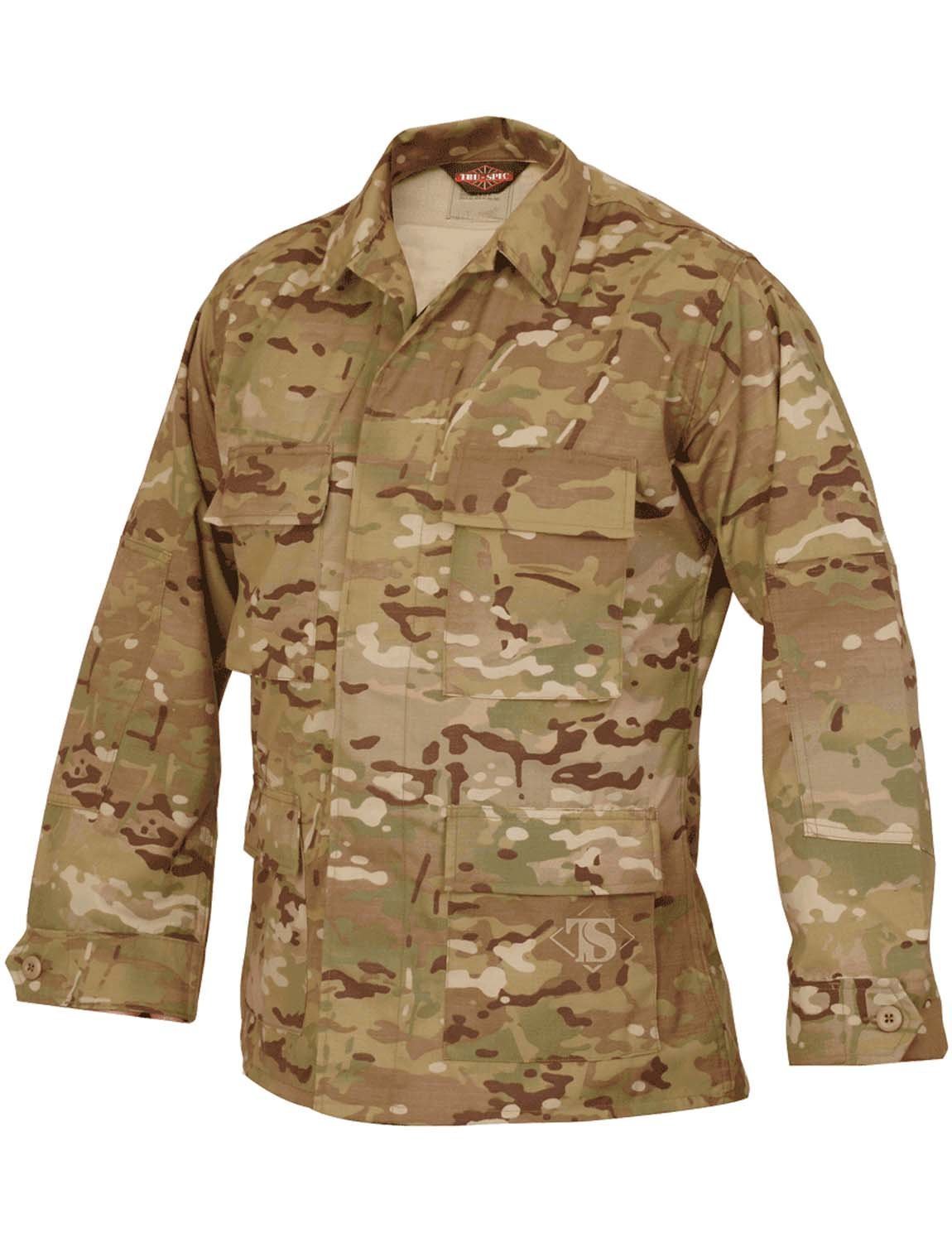 TRU-SPEC Mens BDU Coat, Multicam, X-Large Long