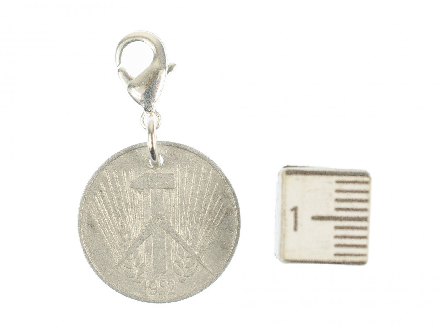 Miniblings 5 GDR East Germany DDR Pfennig German Charm Bracelet Pendant Coin Money