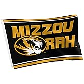 Desert Cactus University of Missouri UM Flag - 3 x 5 Feet Tigers Banner, Indoor/Outdoor Durable Fabric, 100% Polyester Design (Style A)