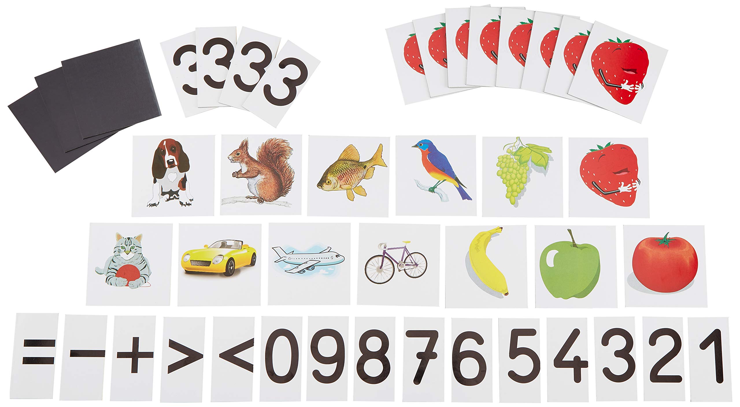 WISSNER Aktiv lernen - Mathematics in Pictures Magnetic, 205 Pieces Made of MAG-Pap °, in a Box