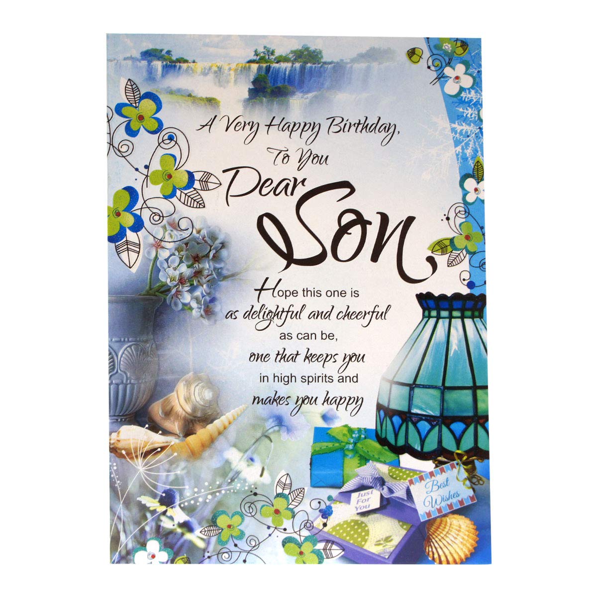 Giftics Happy Birthday Greeting Card For Son Birthday Card To Make Birthday Happy Son Birthday Greeting Cards Online Birthday Greeting Online Birthday Gifts Card Gft902 Amazon In Office Products