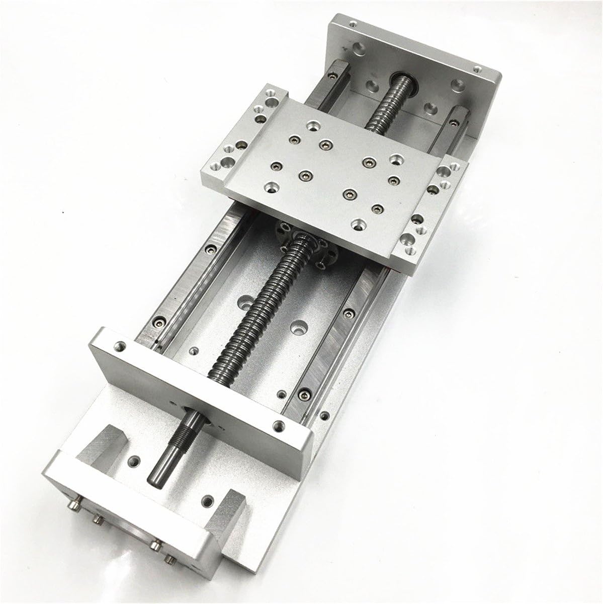 CNC Sliding Table 200mm Heavy Load 250kg Stroke Square Rails Electric Horizontal Ballscrew 1605 Cross Slide C7 for CNC Engraving Machine