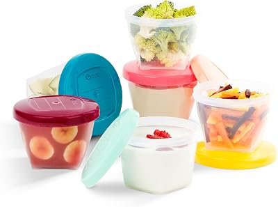 Babymoov Babybol Airtight 180 ml Storage Containers Pack of 6 Multicolor