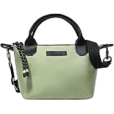 Designer Mini Tote Bag for Women - Lightweight Crossbody Purse with Adjustable Dual Straps (2-Way Carry)