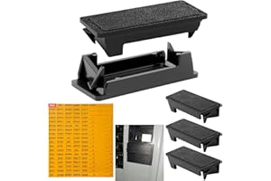 WFCYX 5 Pcs ECQF3P Breaker Filler Plates, Compatible with Siemens Load Center Filler Plate, Breaker Panel Cover for Load Centers, Electrical Circuit Breaker Cover Plate, Provides Reliable Security