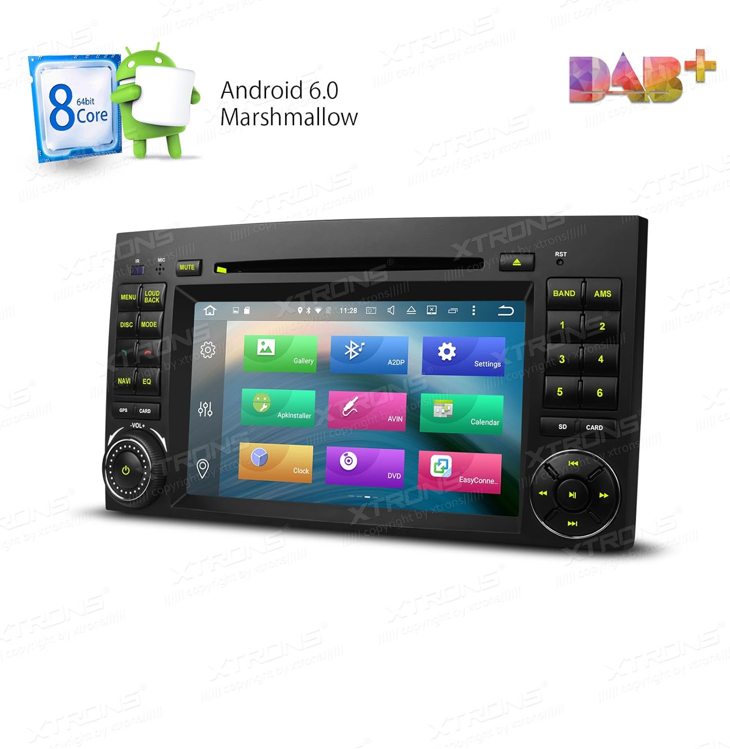 XTRONS Android 6.0 OctaCore 64bit 2 G RAM 32 GB ROM