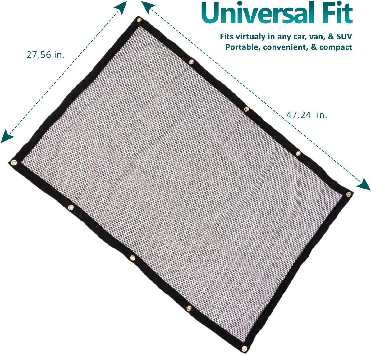 Zone Tech Pet Car Net Barrier – Universal Mesh Vehicle Pet: Electronics