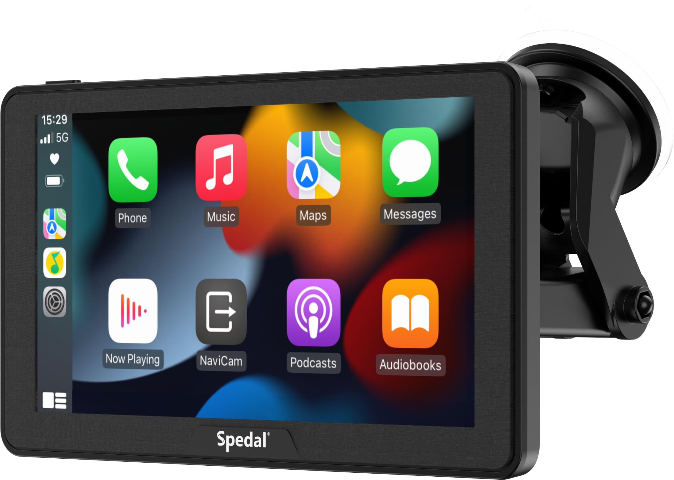 Spedal Portable Car Stereo with Wireless CarPlay and Android Auto, CL786 Apple Car Play Screen 7" IPS Touchscreen, Mirror Link/Bluetooth/Navigation/Voice Control