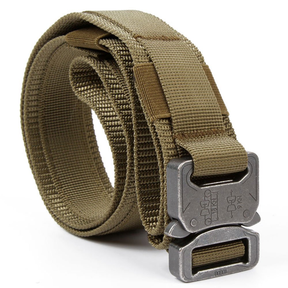 Iwivi 1.5 Inch Tactical Duty Belt with Cobra Buckle for EDC Molle