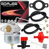 SOAJEE 632636 640003 640129 Carburetor Compatible with Tecumseh HM80 HM100 Craftsman 536797570 536797542 Edger 987799930 143941009 Shredder 143958005 143981005 143948005 143981007 143991001 143836082