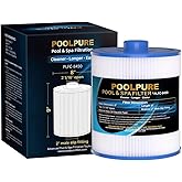 POOLPURE C-8450 Hot Tub Filter Compatible with Unicel C-8450, FC-3310, PCS50N, 100593, 3301-2261, Maax Spas, 50 Sq. Ft Spa Filter Cartridge, 1 Pack