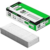 meite 16 Gauge Finish Nails 1-1/4 Inch Galvanized Straight T-Nails 500PCS | for 16GA Pneumatic Cordless Finish Nailers Gun, Corrosion-Resistant for Softwoods Hardwoods, Interior Molding Trim Carpentry