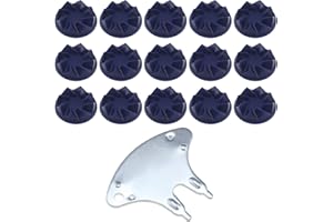 The Lord of the Tools 22PCS Screw-in Cricket Spikes with Spanner Blue Cricket Cleat Set Replacement Suitable for Most Sneaker