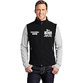 Custom Embroidered Fleece Vest for Women And Men, Personalized Embroidered Text & Logo Vest, Nursing Fleece Vest for Women