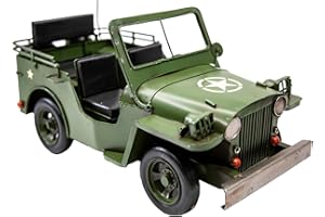 YCHTEWY-Iron Classic Car Model Collectible Vehicle Decoration, Metal Truck Christmas Decor ，Unique Blend of Vintage, Rustic, Farmhouse Truck Decor for Table Top Decor. (B)