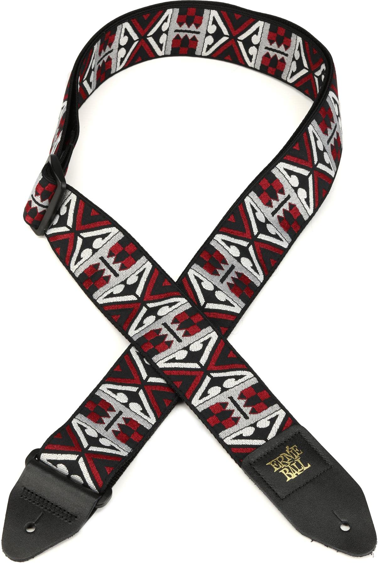 Ernie Ball Primal Red Jacquard Guitar Strap — image 1