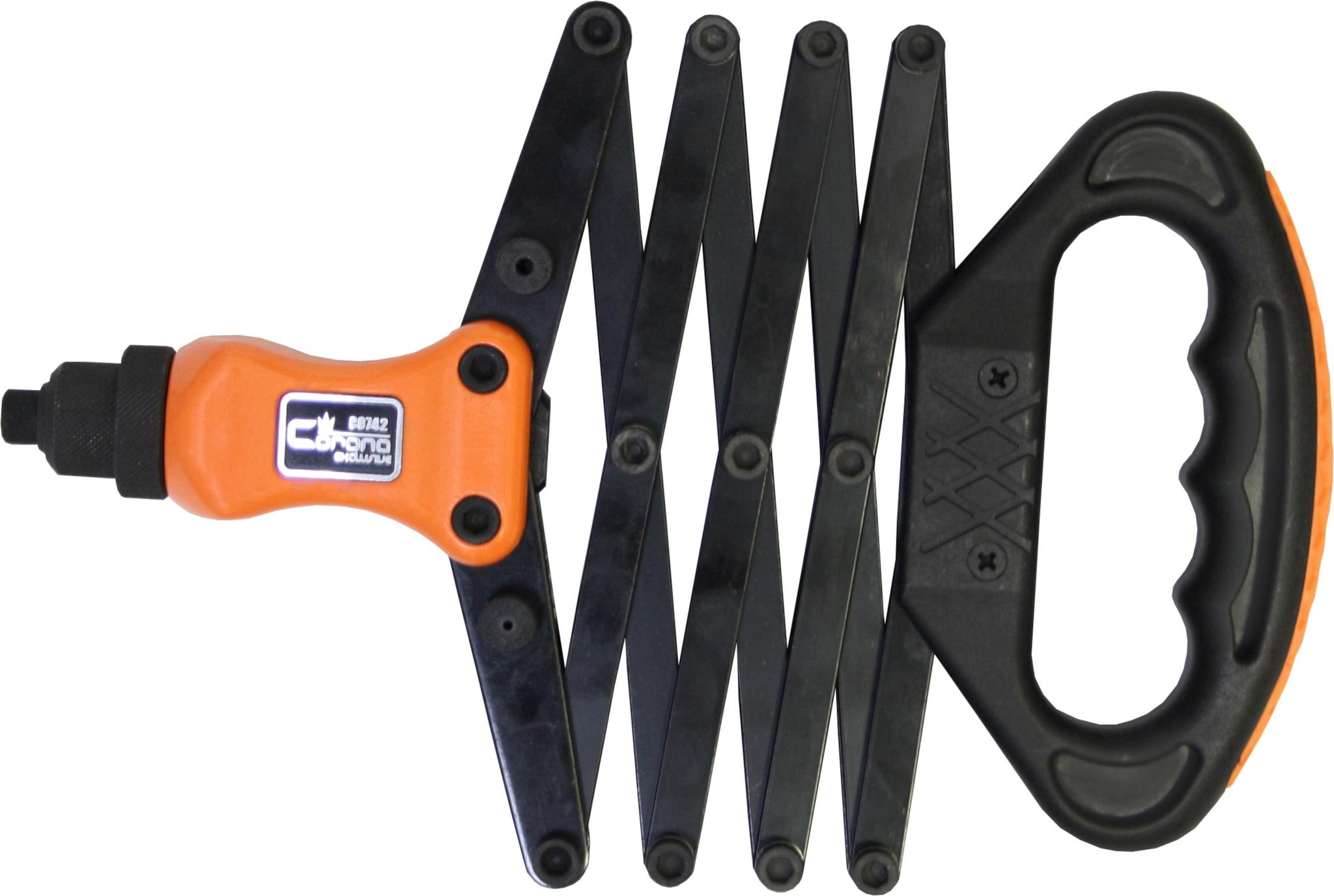 Exclusive Heavy Duty Folding Hand Riveter, 2.4-6.4mm (Cor C0742)