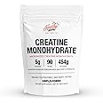 Creatine Monohydrate Powder 16oz Micronized - 5g per Serving Creatine for Women & Men, 90 Servings for Muscle Strength & Recovery, 100% Pure & Unflavored Creatine Powder, Ideal for Fitness & Gym
