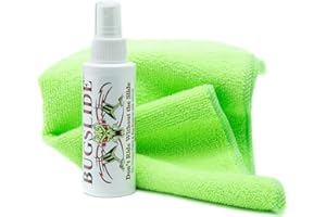 BugSlide 4 Oz Travel Kit with Cleaner with Microfiber Towel - Multisurface Cleaning and Car Detailing Solution That Shines and Degreases Your Car, Convenient Size for Travel