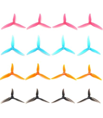 Amazon.com: 10Pair Gemfan Hurricane 51466 V2 MCK 3 Blade/Tri-Blade