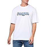 Hugo Mens Wavy Logo Cotton T-Shirt