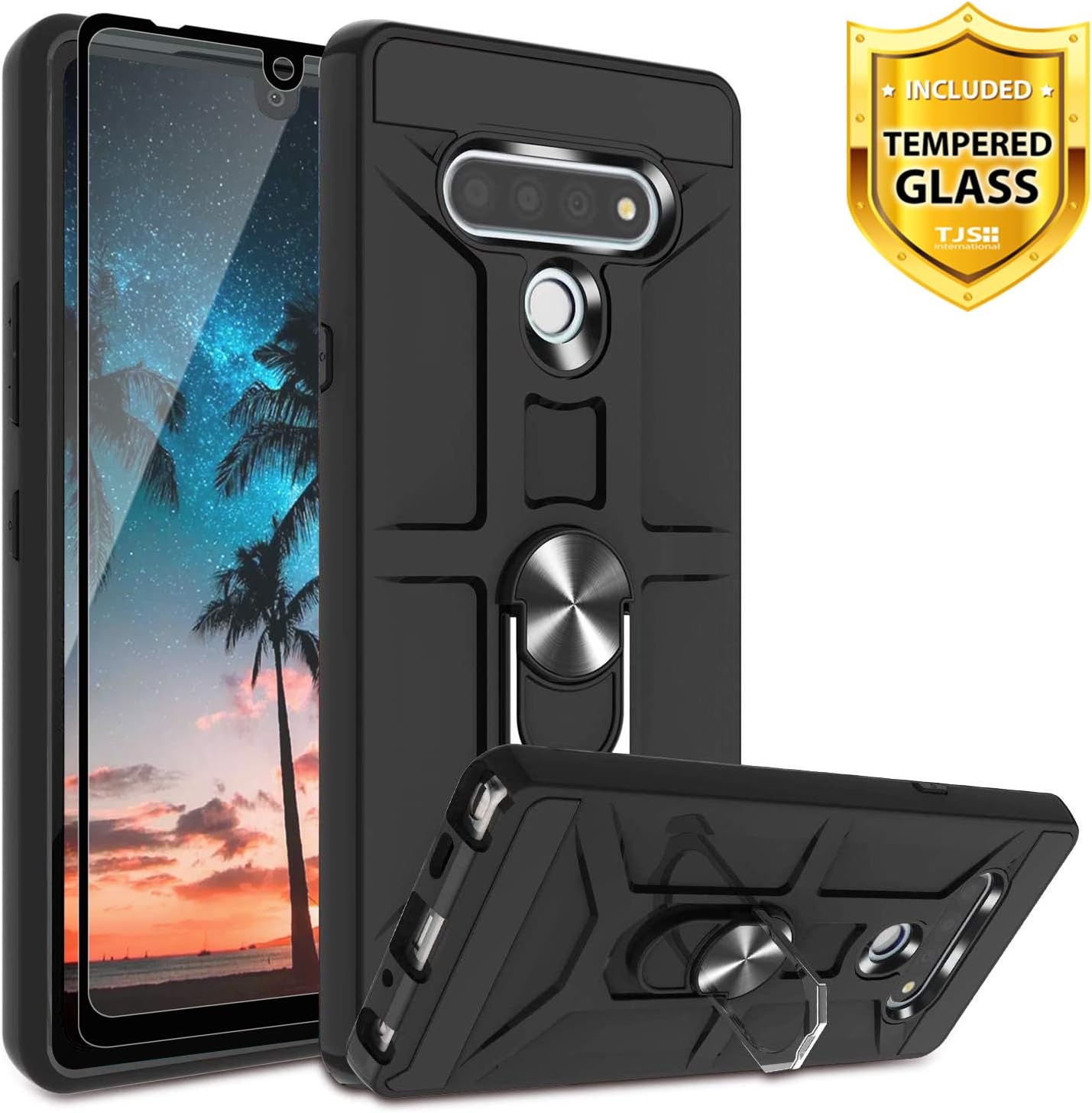 TJS Phone Case Compatible for LG Stylo 6, with [Full