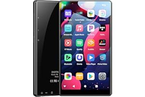 Fanvace 96GB MP3 Player with Bluetooth and WiFi, Android 13 OS MP3 & MP4 Players with 5" Touchscreen and Speaker, 4GB RAM & 32GB ROM, 2500mAh Music Player with Spotify, Amazon Music, Play Store