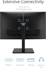 ASUS VA27UQSB 27-Inch 4K UHD IPS HDR-10 Monitor with USB Hub view 5