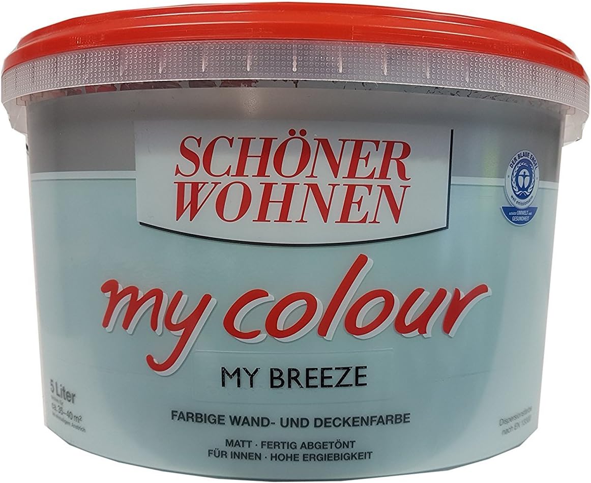 10L Schöner Wohnen My Color Wall Paint Breeze Matt (2,99eur/L)