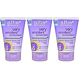 Alba Botanica Alba botanica lavender sunblock spf 45 sunscreen 4 oz (set of 3)
