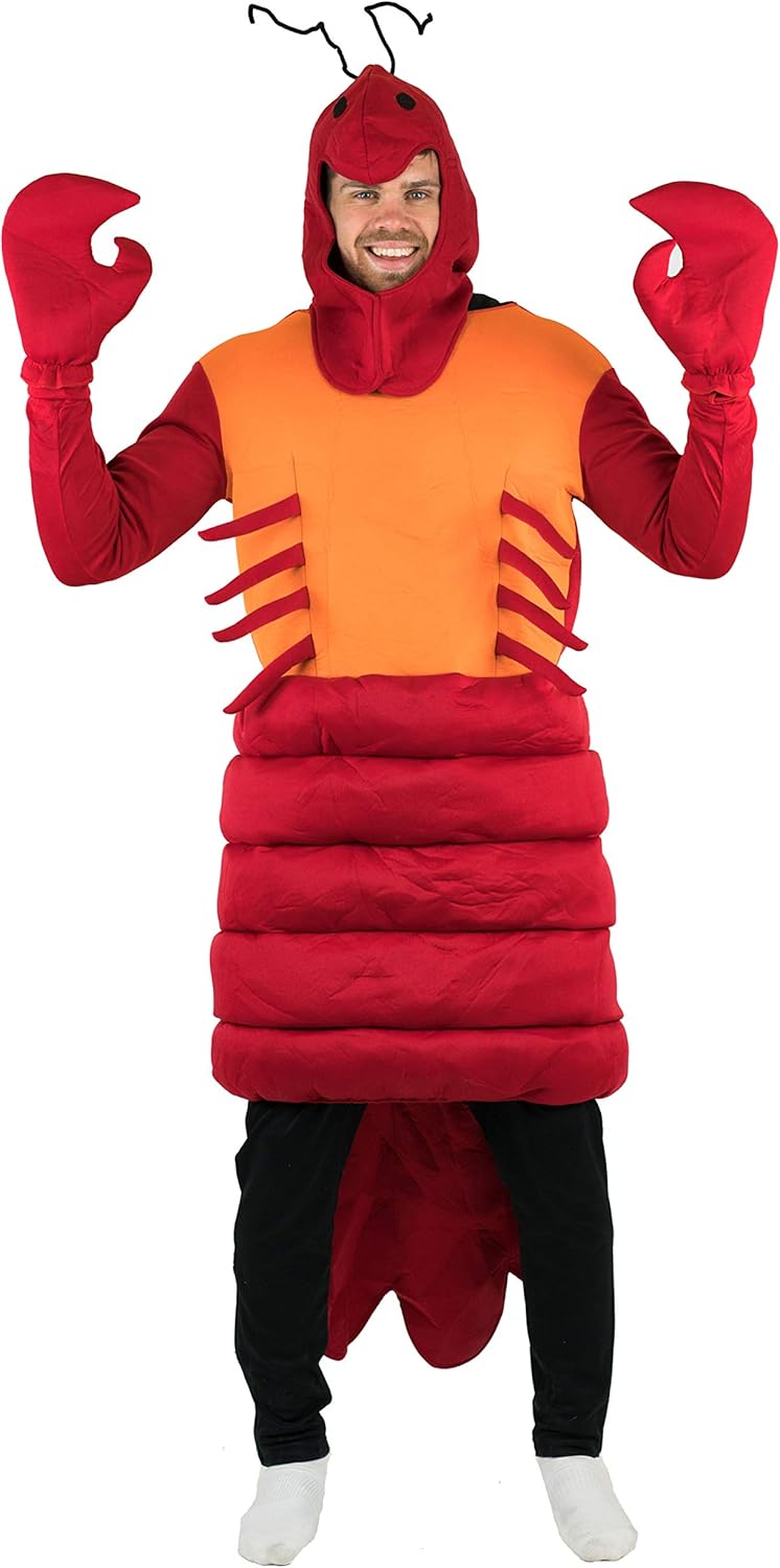 Bodysocks Adult Lobster Fancy Dress Costume Clothing