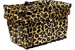 Cruiser Candy Bicycle Basket Liner Tote,Beach Cruiser Basket Cover, EBike Front Wire Or Wicker Bike Basket Fits Up to 15x12x10, Yoga Gym Beach Bag. Weatherproof Bike Bag