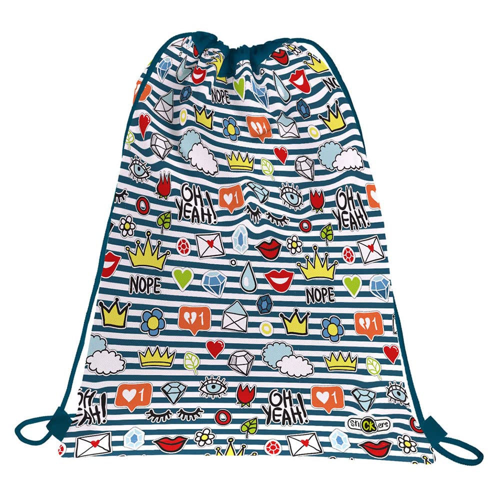 Bag 36 x 47 cm Crown Stickers