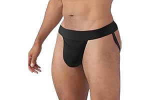 SAVOVUX Vasectomy Jockstrap for Men, Testicular Support Underwear with Elastic Waistband, Snug Fit for Post-Surgery Recovery