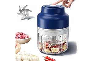 2026 New electric garlic chopper 250ML/320ML,Mini Portable Veggie Chopper USB Charging Wireless Food Processor,Upgrade Electr